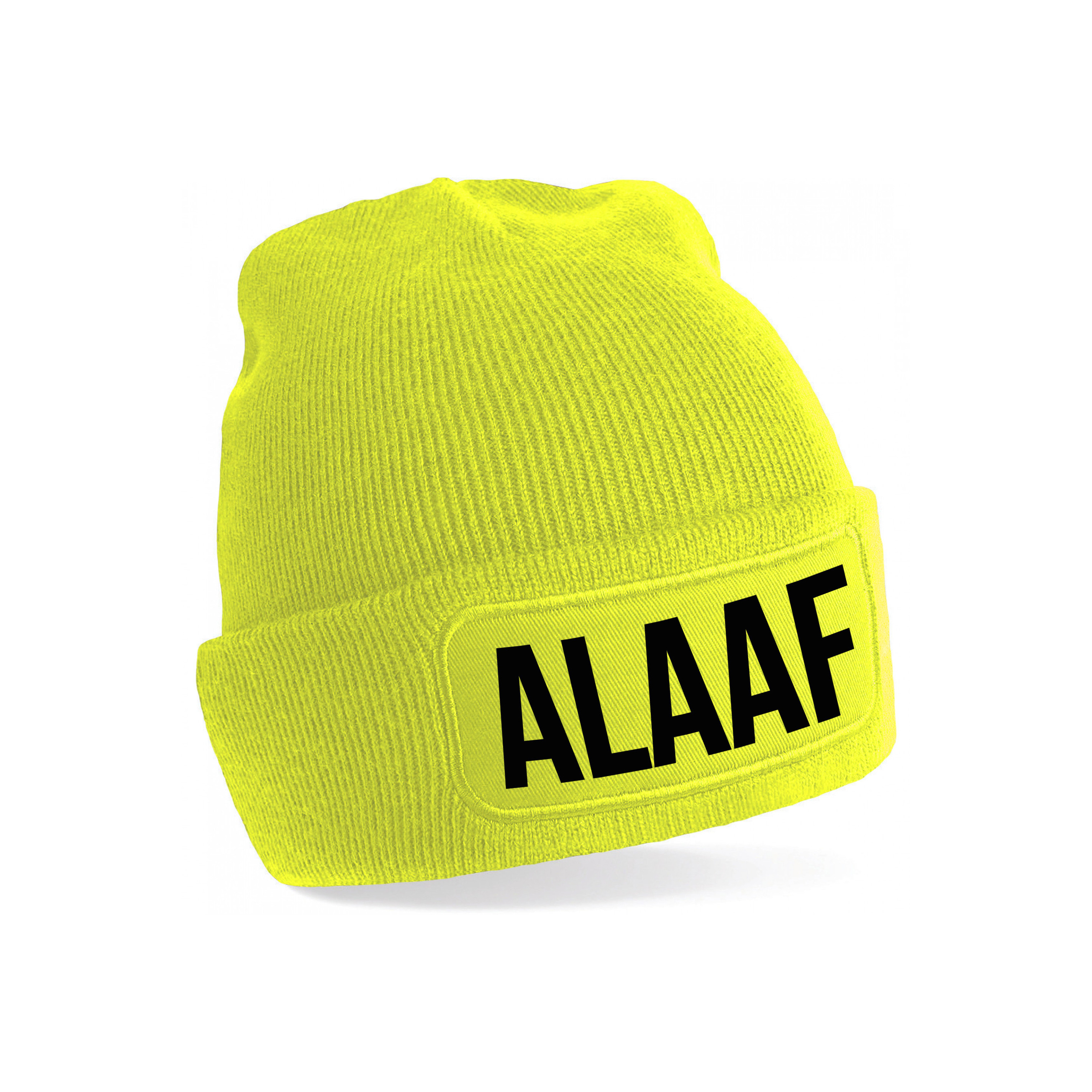 Alaaf muts unisex one size - Geel One size -