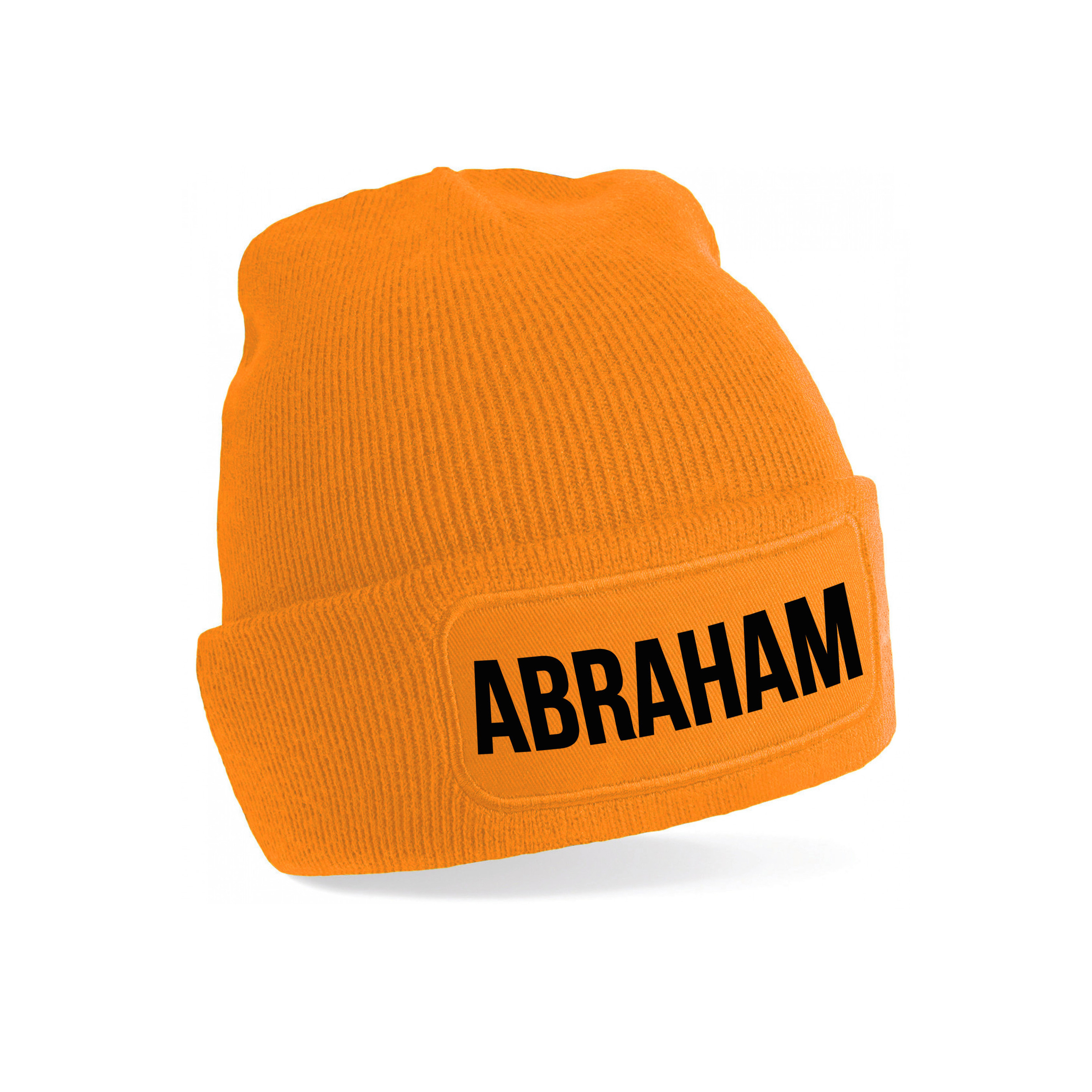 Abraham muts unisex one size - Oranje One size -