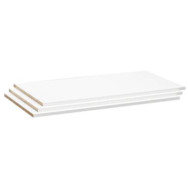 Legplankenset Genua (3 stuks) - wit - 98 cm - Leen Bakker