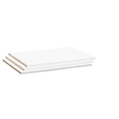 Legplankenset Genua (3 stuks) - wit - 73 cm - Leen Bakker