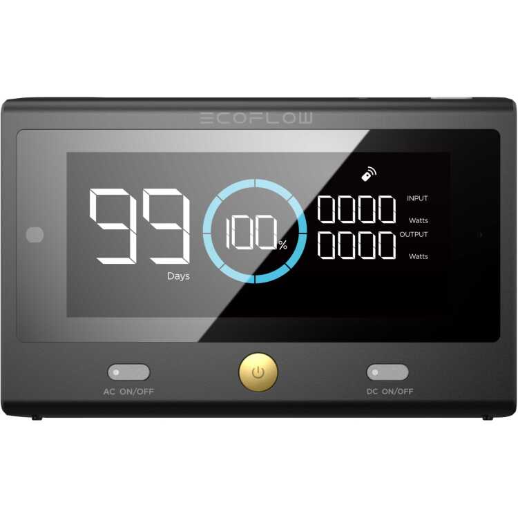 EcoFlow DELTA Pro bedieningspaneel