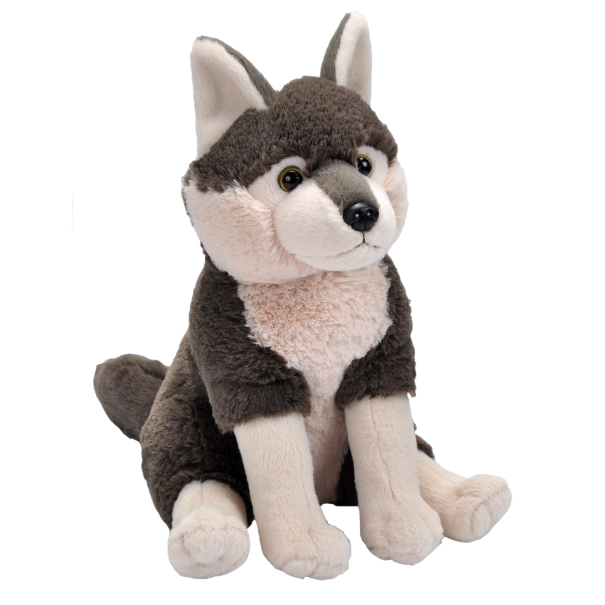 Wild Republic Knuffel Wolf pluche - 30 cm - wolven knuffels -