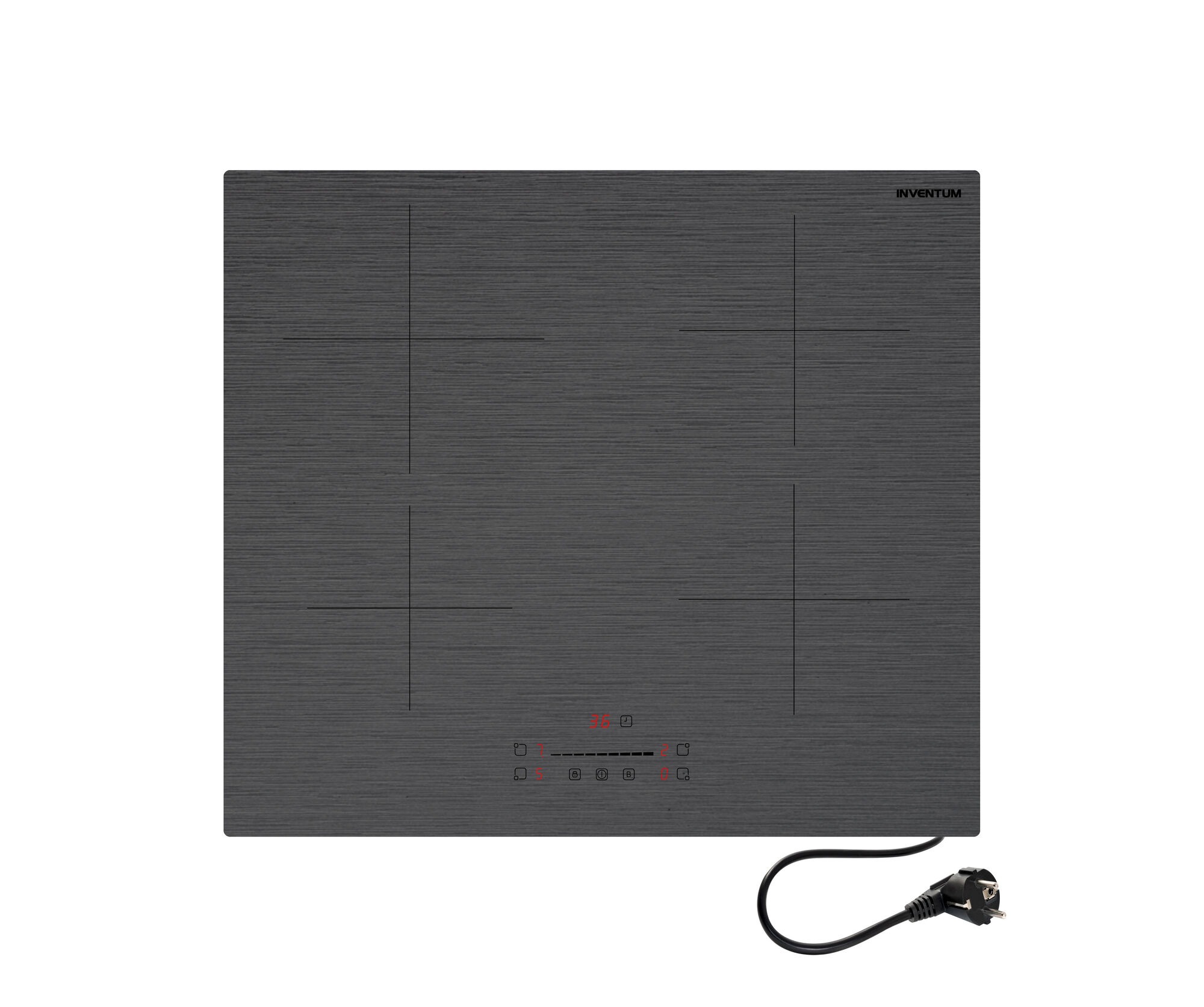 Inventum IKI6008MAT Inductie inbouwkookplaat Zwart