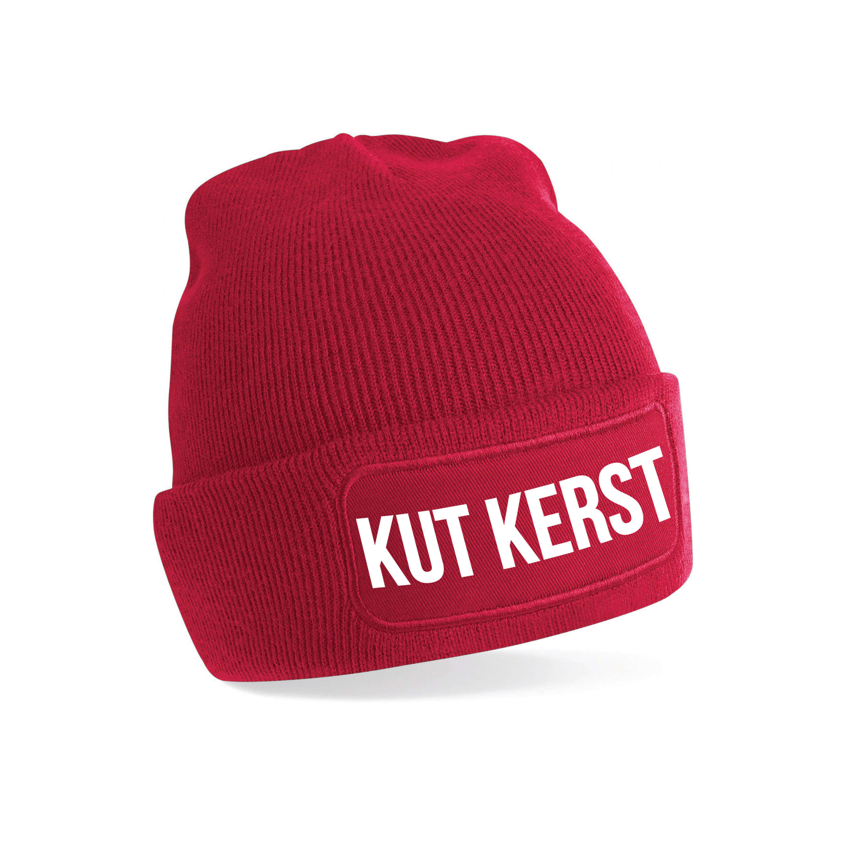 Kut kerst muts unisex one size - Rood One size -