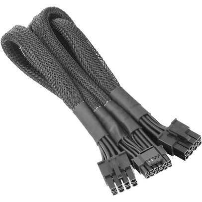 Thermaltake Sleeved PCIe Gen 5 Splitter kabel kabel 60 centimeter