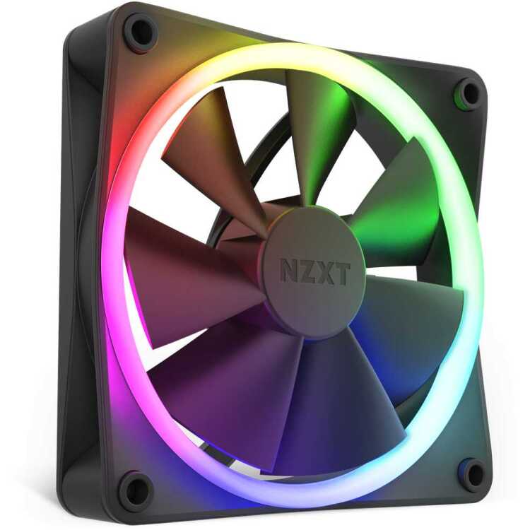 NZXT F120 RGB Single 120x120x26 case fan 4-pins PWM fan-connector