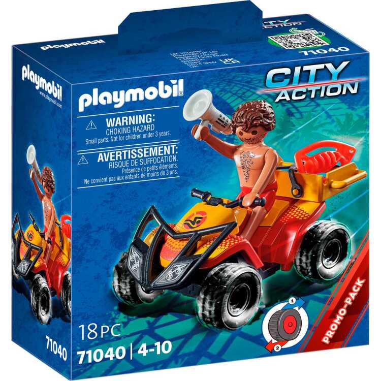PLAYMOBIL City Action - Badmeester quad constructiespeelgoed 71040