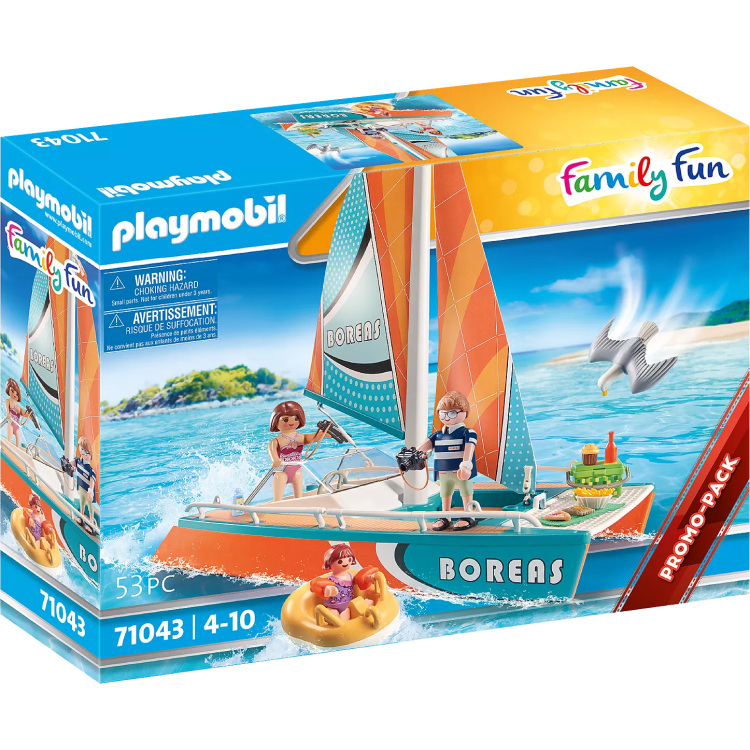 PLAYMOBIL Family Fun - Catamaran constructiespeelgoed 71043