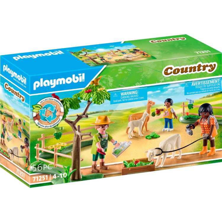 PLAYMOBIL Country - Alpaca wandeling constructiespeelgoed 71251