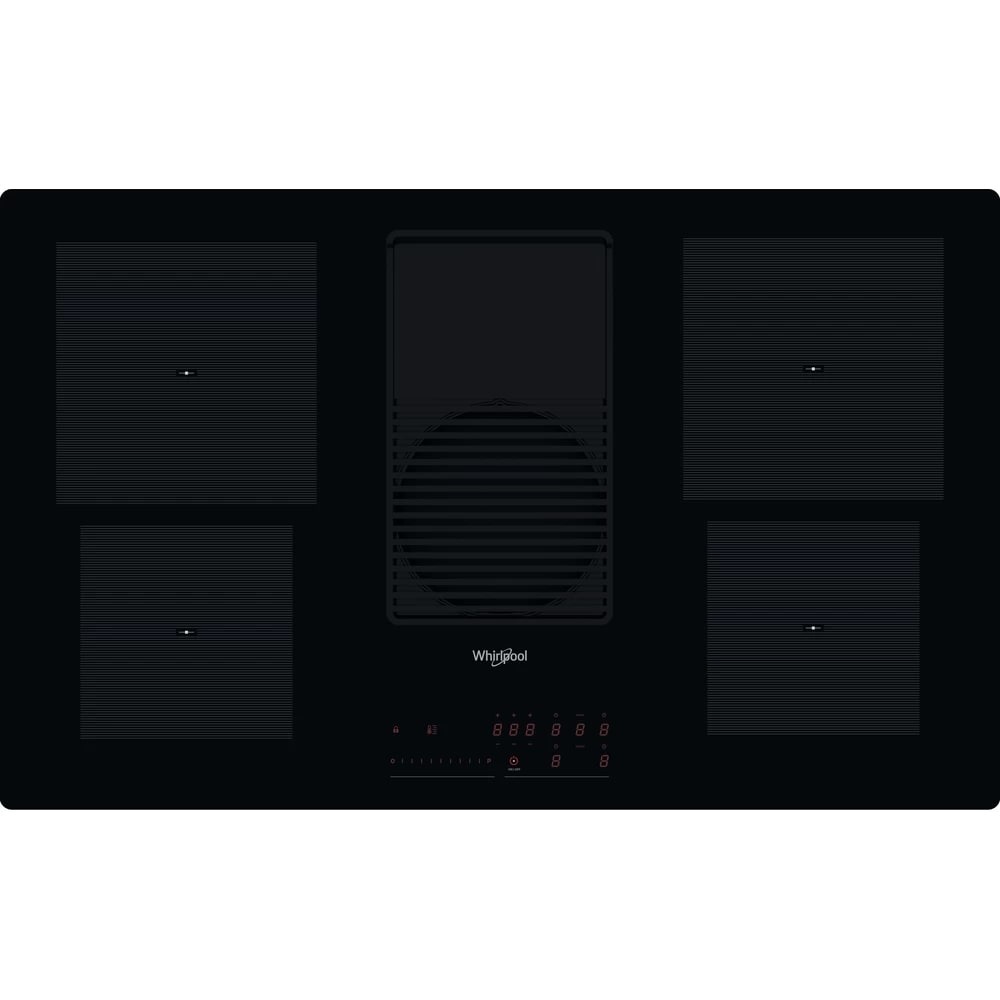 Whirlpool WVH 92 K/1 Inductie inbouwkookplaat met afzuiging Zwart