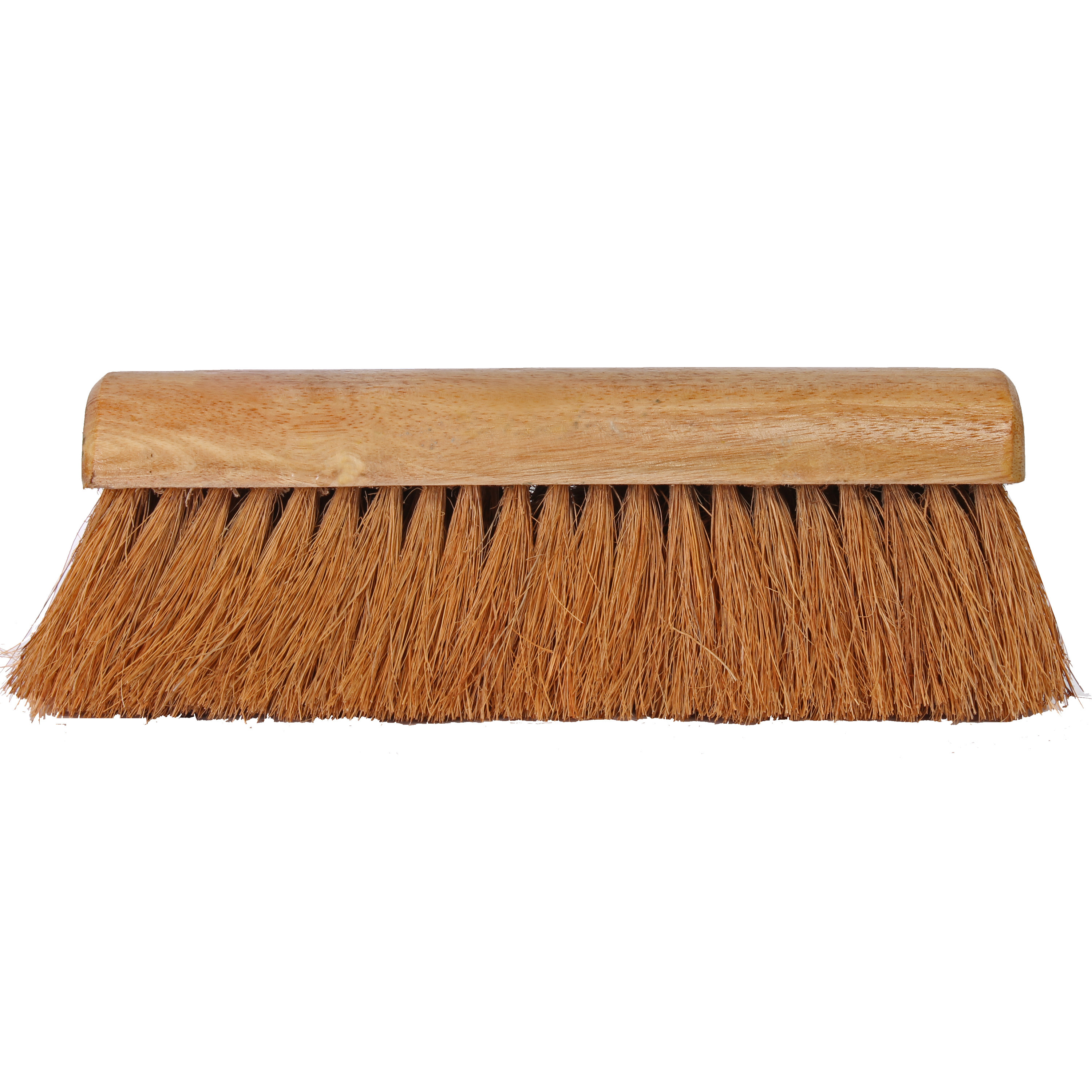 Bezemkop binnen lichtbruin FSC hout/kokos haren 30 cm -