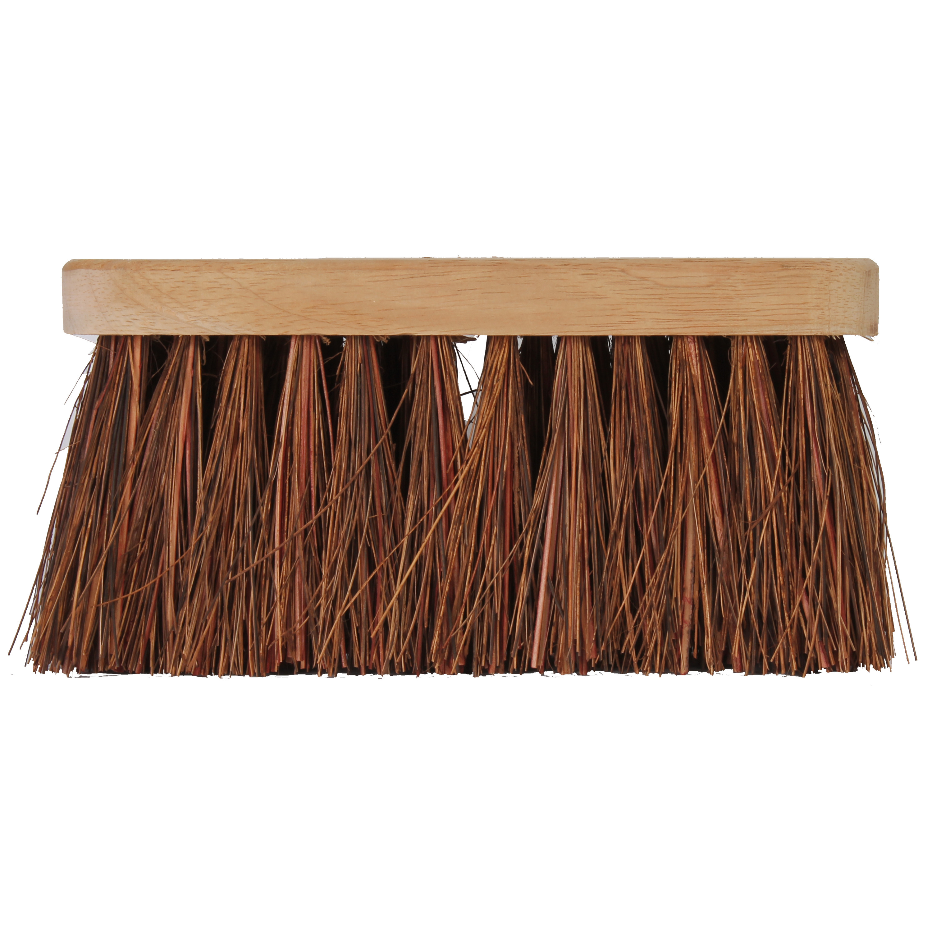 Bezemkop buiten bruin FSC hout/natuurvezel 28 cm -