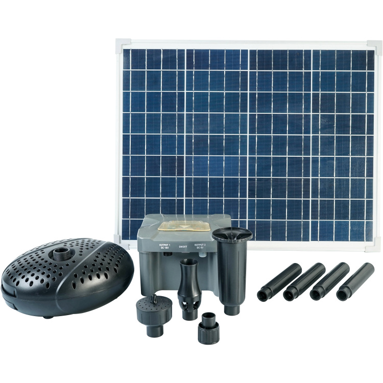 Ubbink SolarMax 2500 Accu pomp Incl. solarpaneel, pomp en accu