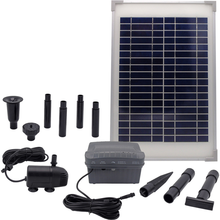 Ubbink SolarMax 600 Accu pomp Incl. solarpaneel, pomp en accu