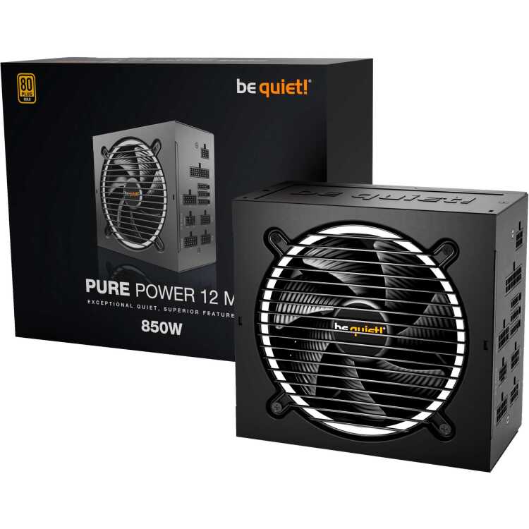 be quiet! Pure Power 12M 850W voeding 4x PCIe, Kabelmanagement