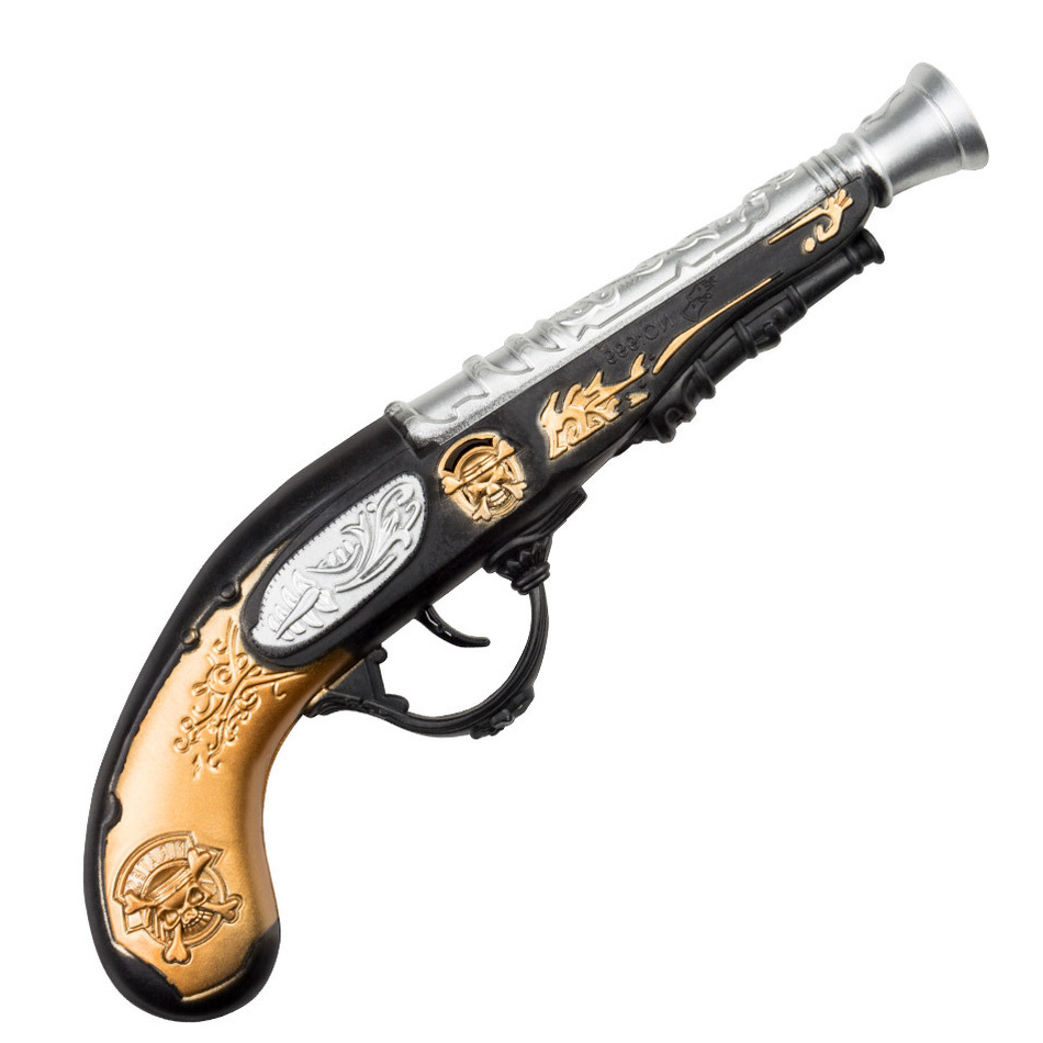Boland Verkleed speelgoed Piraten accessoires - ouderwets pistool 28cm - wapens - piraat -