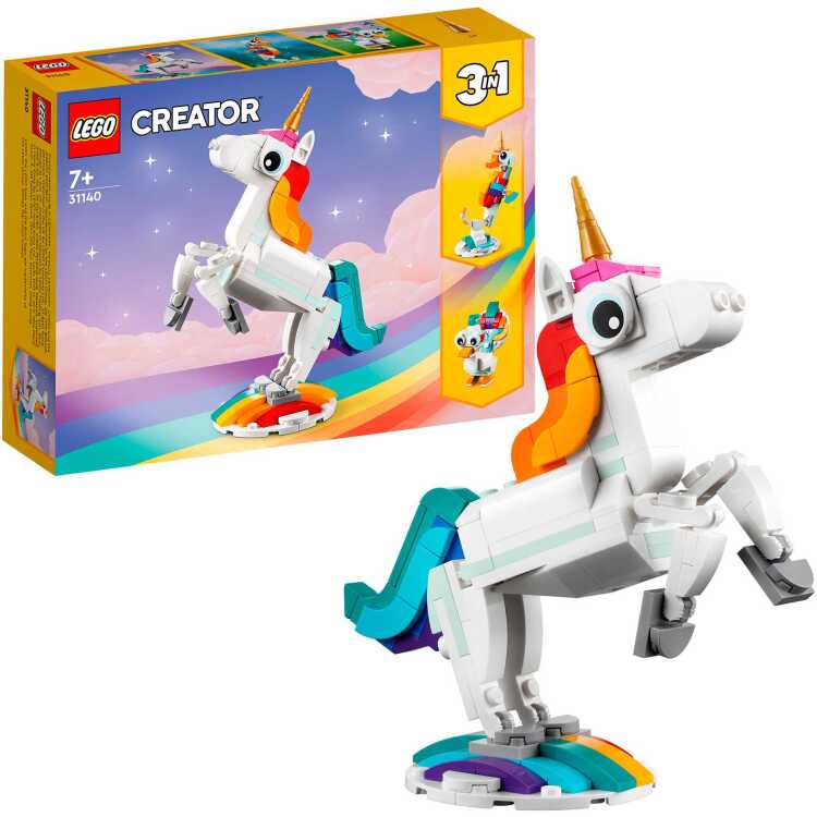 LEGO Creator 3-in-1 - Magische eenhoorn constructiespeelgoed 31140