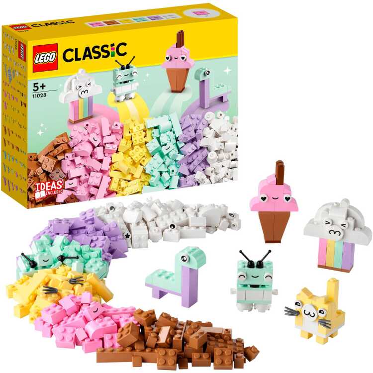 LEGO Classic - Creatief spelen met pastelkleuren constructiespeelgoed 11028
