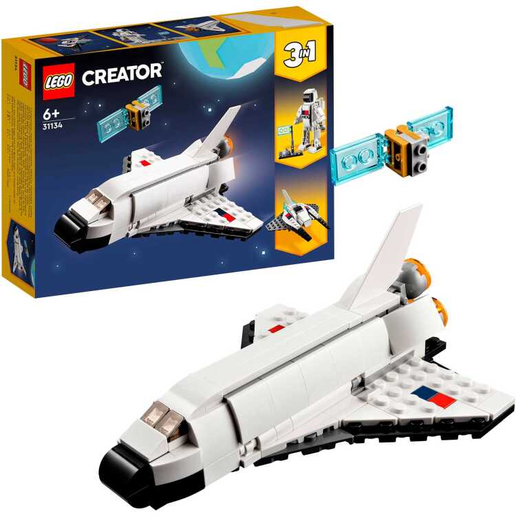 LEGO Creator 3-in-1 - Space Shuttle constructiespeelgoed 31134