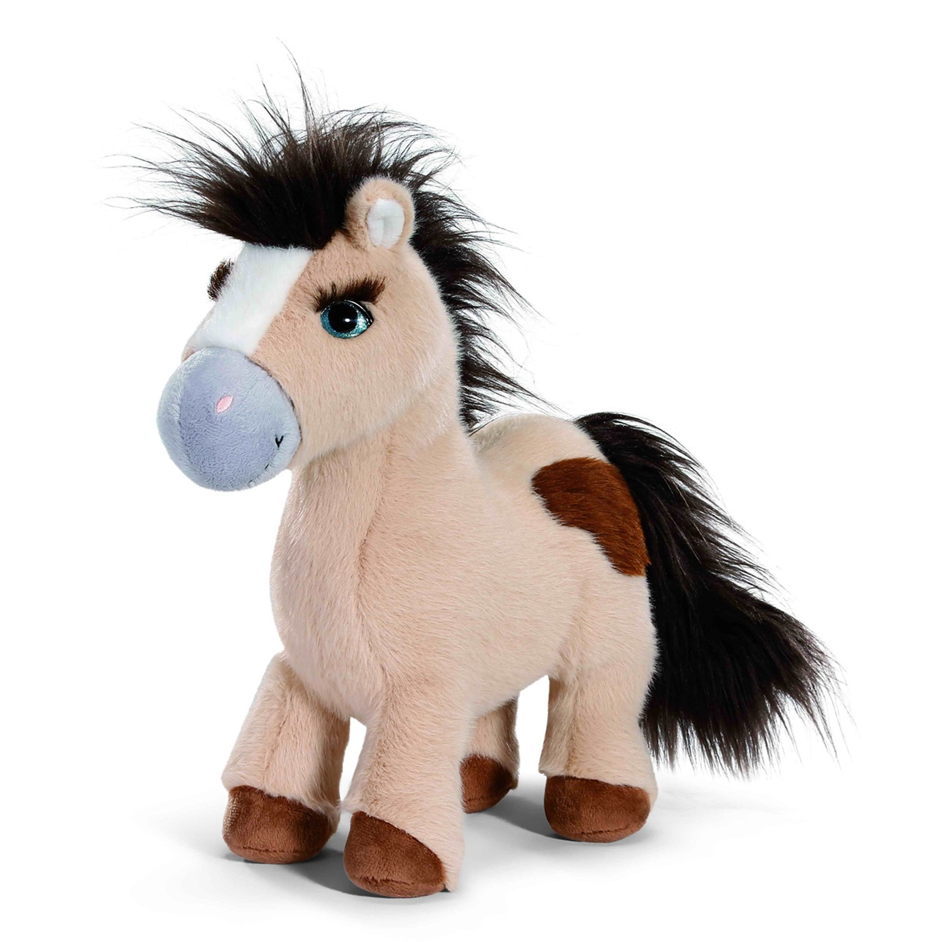 Nici Mystery Hearts Pony/paard Loretta pluche knuffel - beige - 35 cm -