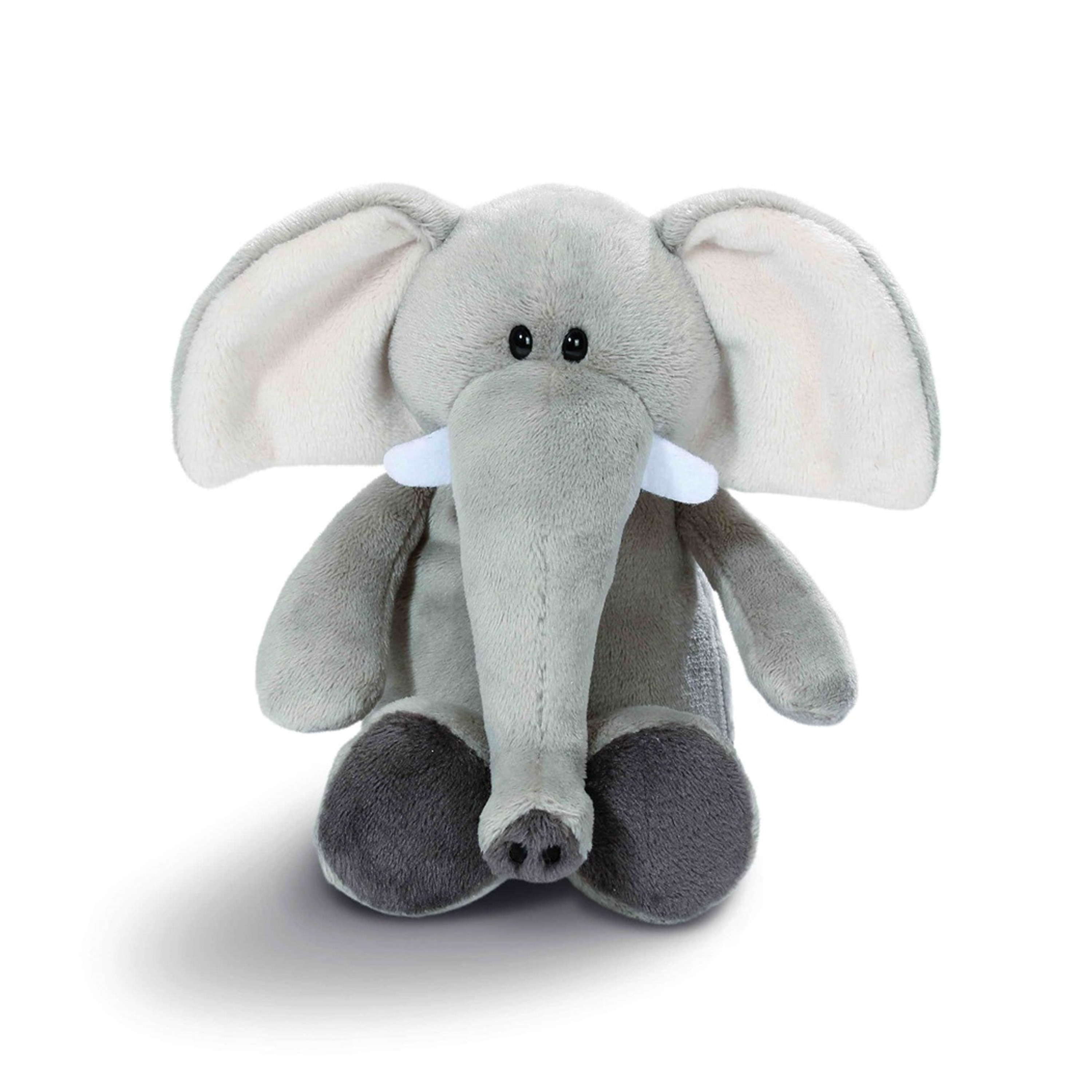 Nici olifant pluche knuffel - grijs - 20 cm -