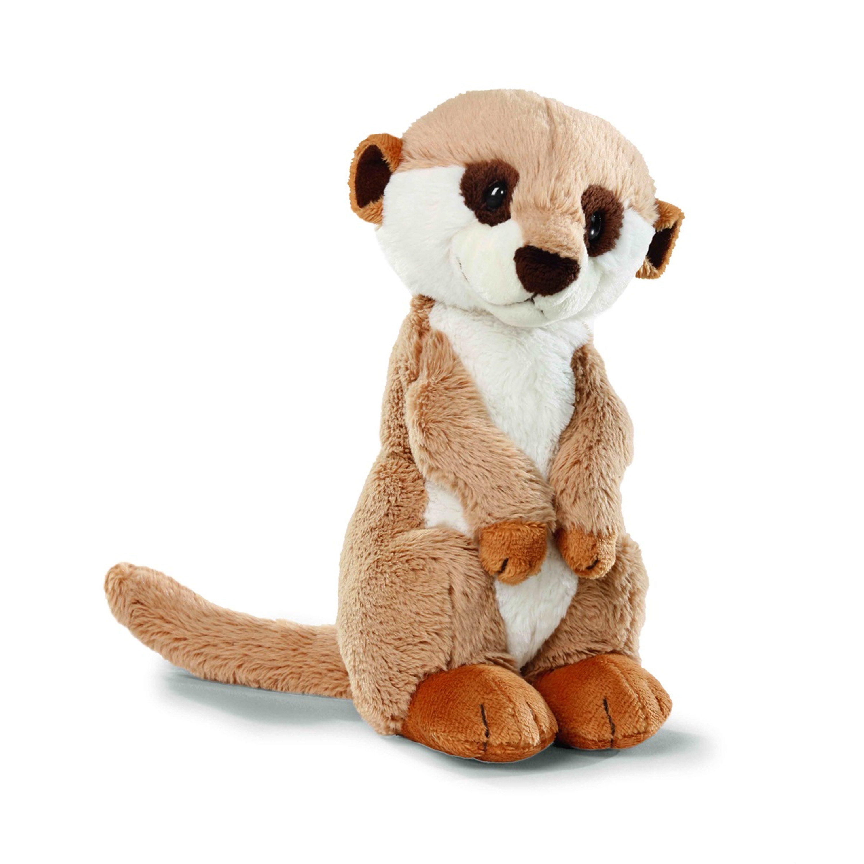 Nici stokstaartje pluche knuffel - bruin - 30 cm -