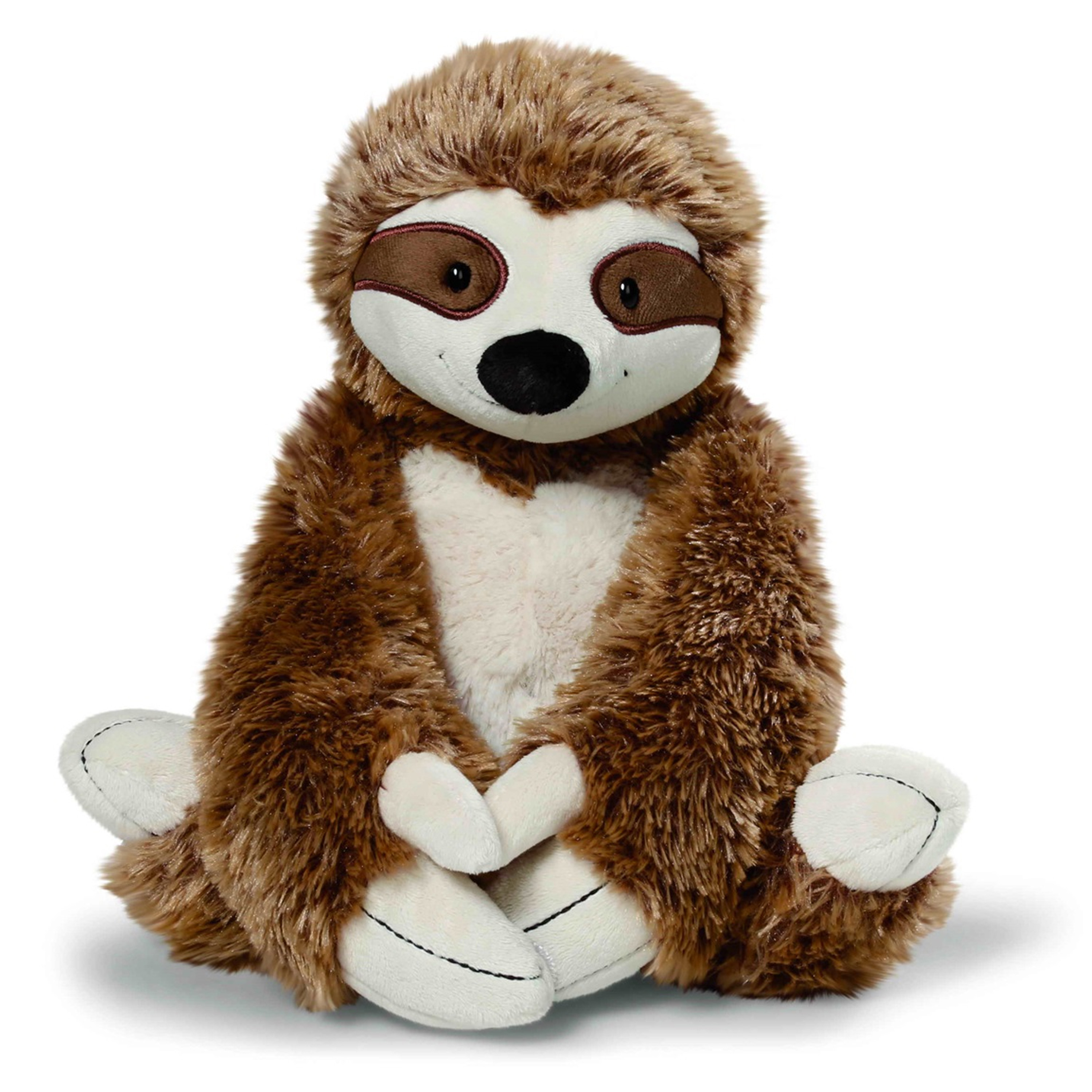 Nici luiaard pluche knuffel - bruin - 25 cm -