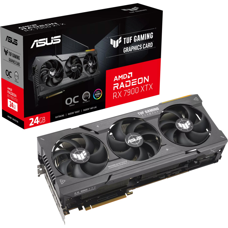 ASUS TUF Gaming Radeon RX 7900 XTX OC grafische kaart 1x HDMI, 3x DisplayPort