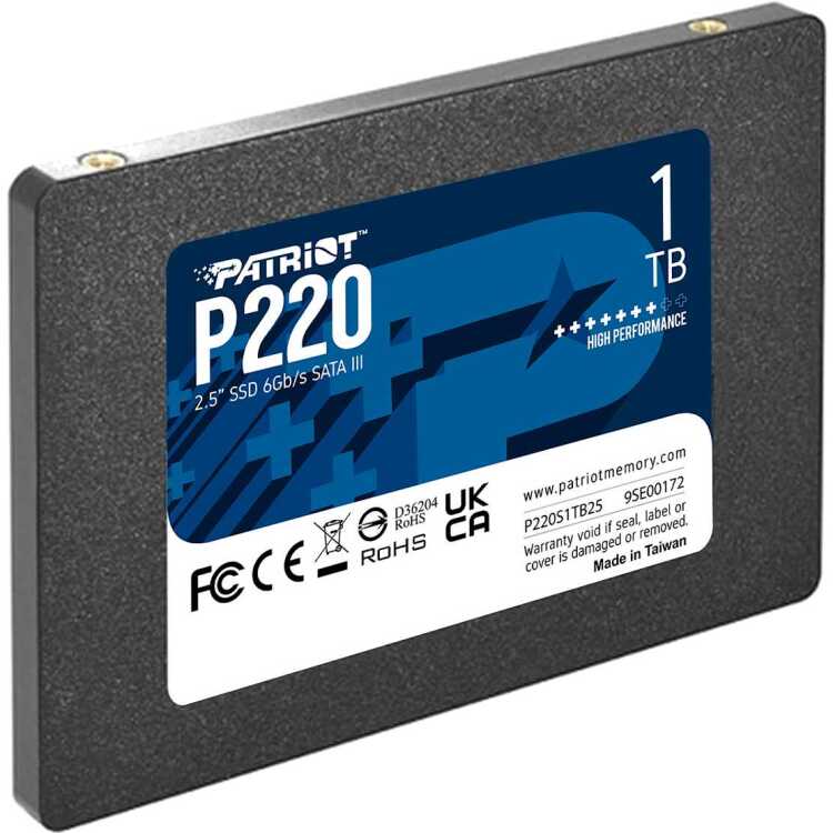 Patriot P220 1 TB ssd SATA III 6 Gb/s