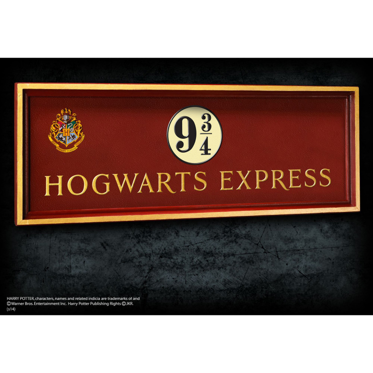 Noble Collection Harry Potter: Hogwarts 9 3-4 Sign decoratie