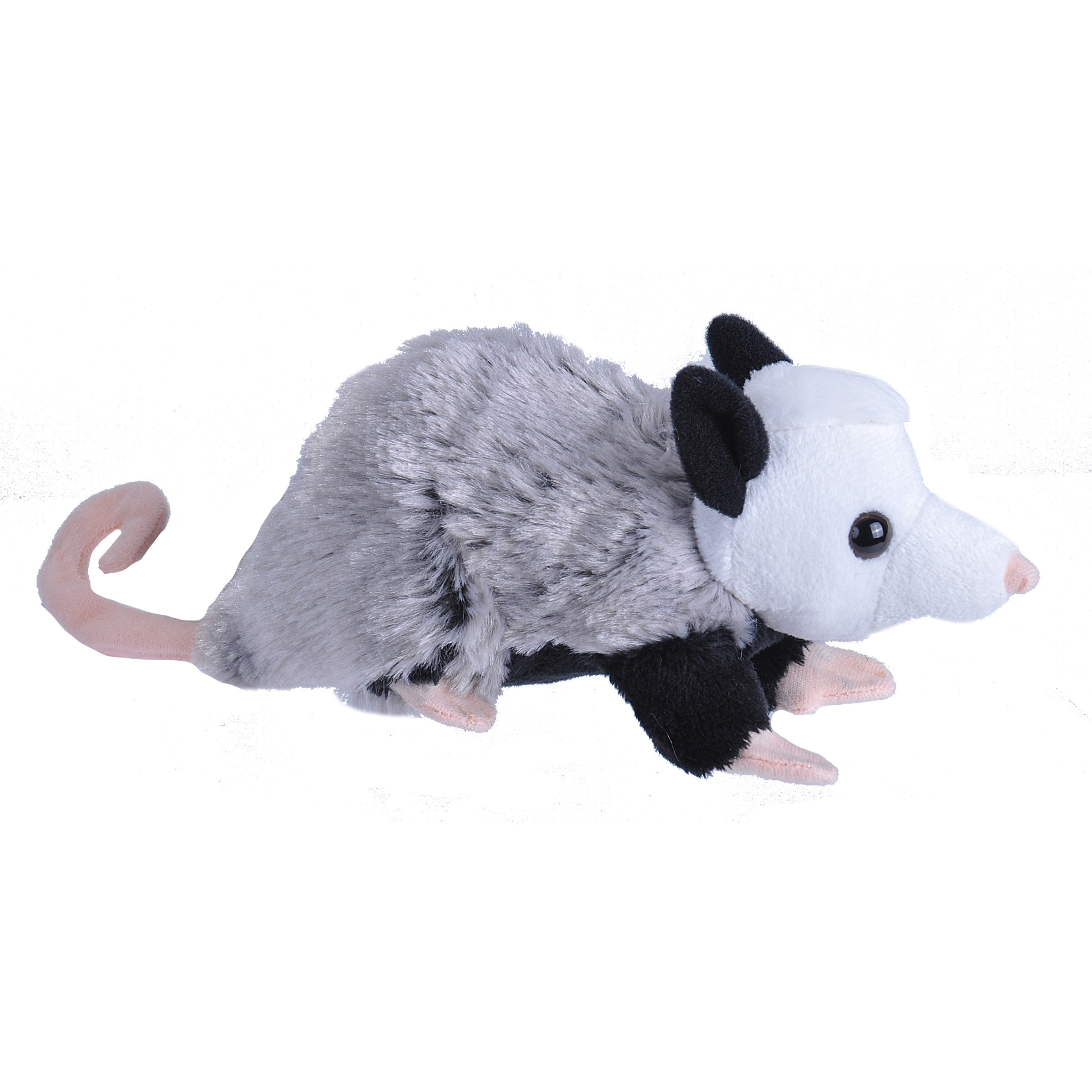 Pluche buidelrat knuffel - 13 cm - Opossum rat knuffeldier -