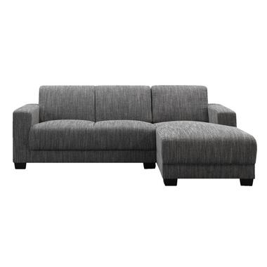 Hoekbank Aberdeen rechts - stof - grijs - Leen Bakker