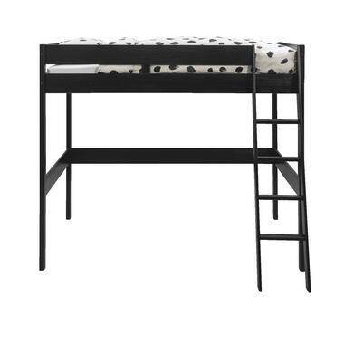 Hoogslaper Santos - zwart - 175x130x200 cm - Leen Bakker