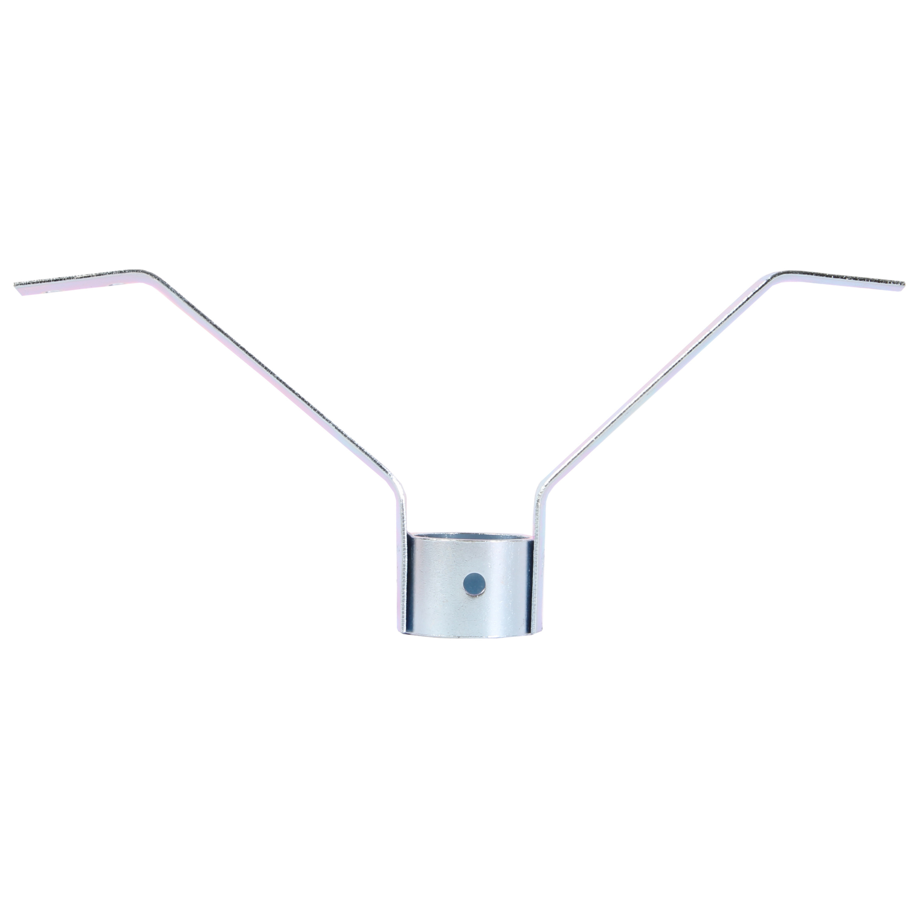 Talentools - Stokhouder - metaal - 2,8 x 18,5 x 8 cm - voor bezemstelen van 25 mm breed -
