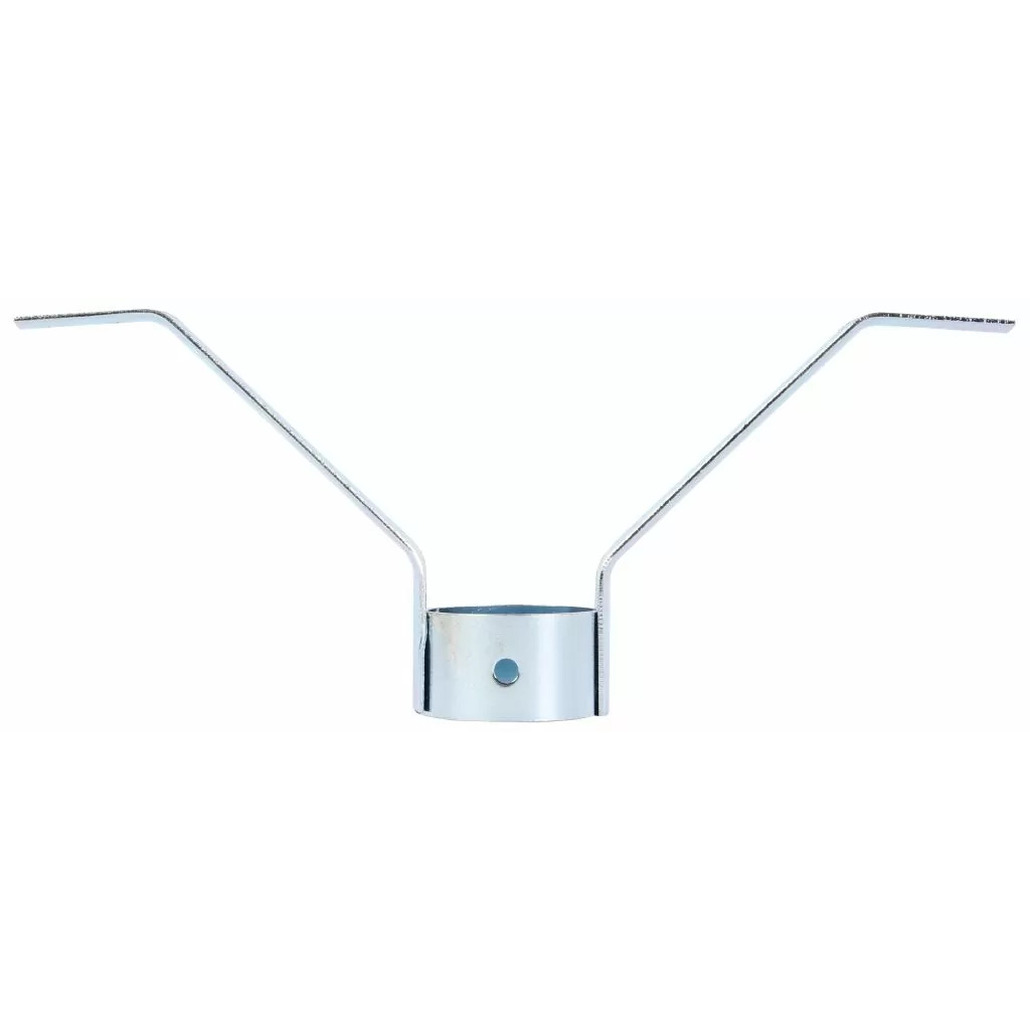 Stokhouder metaal 3,3 x 18,5 x 7,2 cm - voor bezemstelen van 30 mm breed -