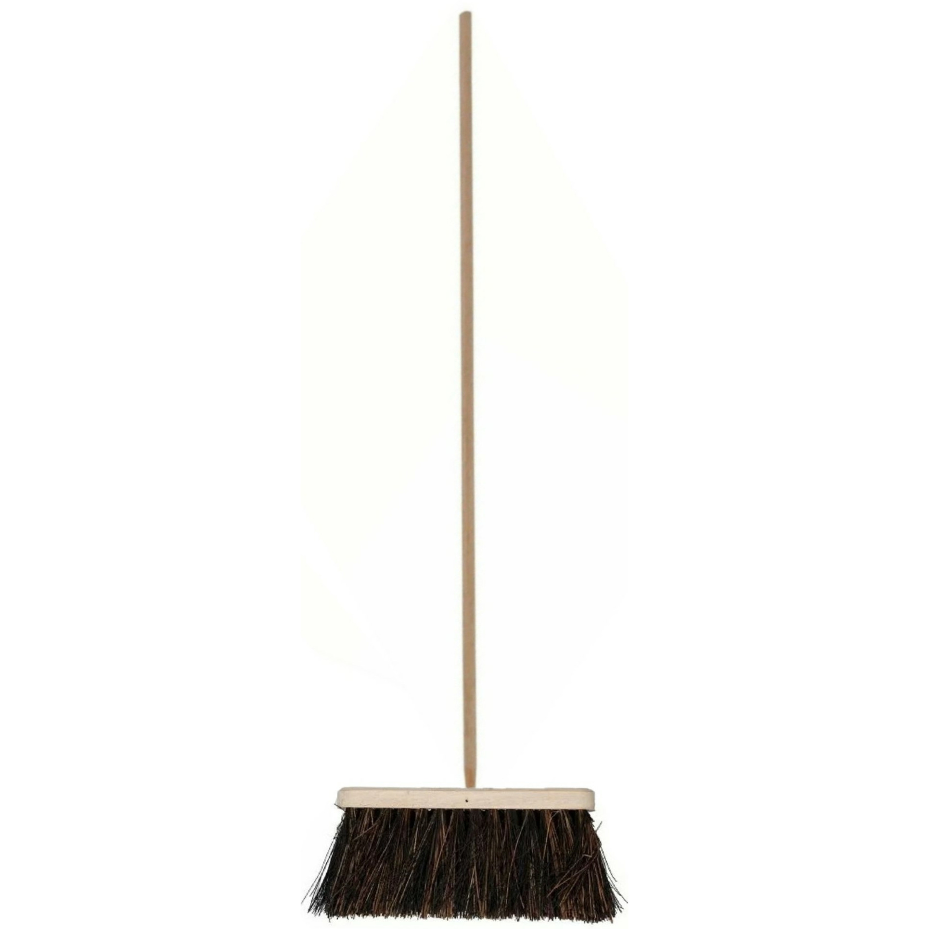 Buitenbezem - FSC hout - palmyra - 28 cm - 25 mm bezemsteel - 130 cm -