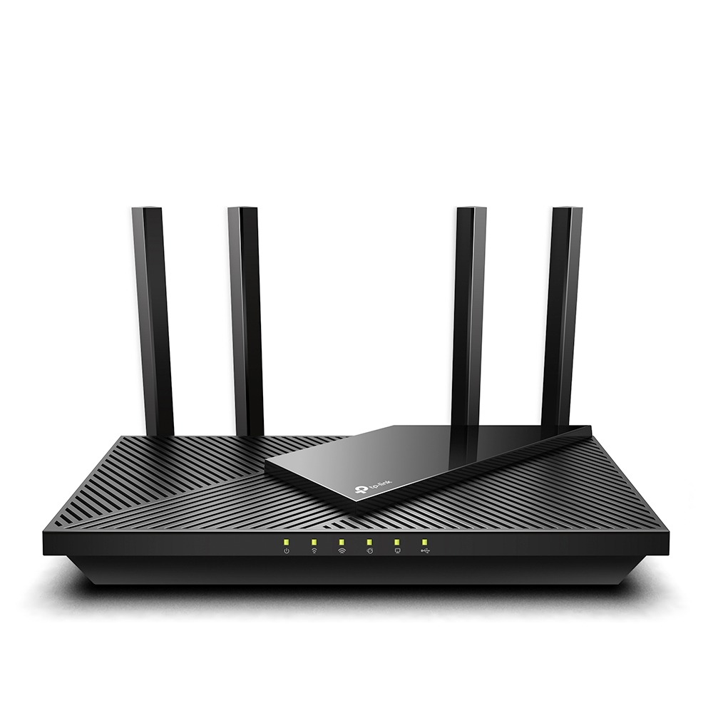 TP-Link Archer AX55 AX3000 Dual-Band Gigabit WiFI 6 Router Router Zwart