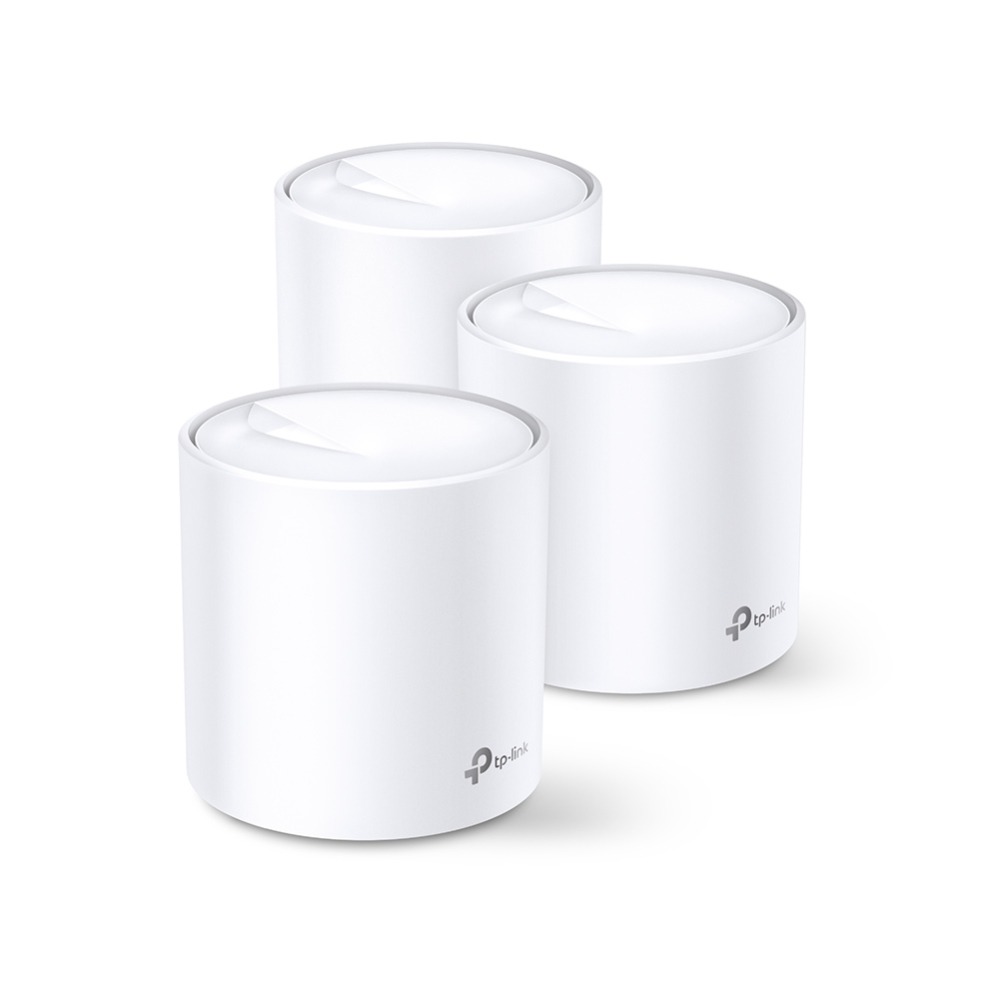 TP-Link Deco X20 AX1800 dual-band WiFi 6 Mesh Systeem (3-pack) Mesh router Wit