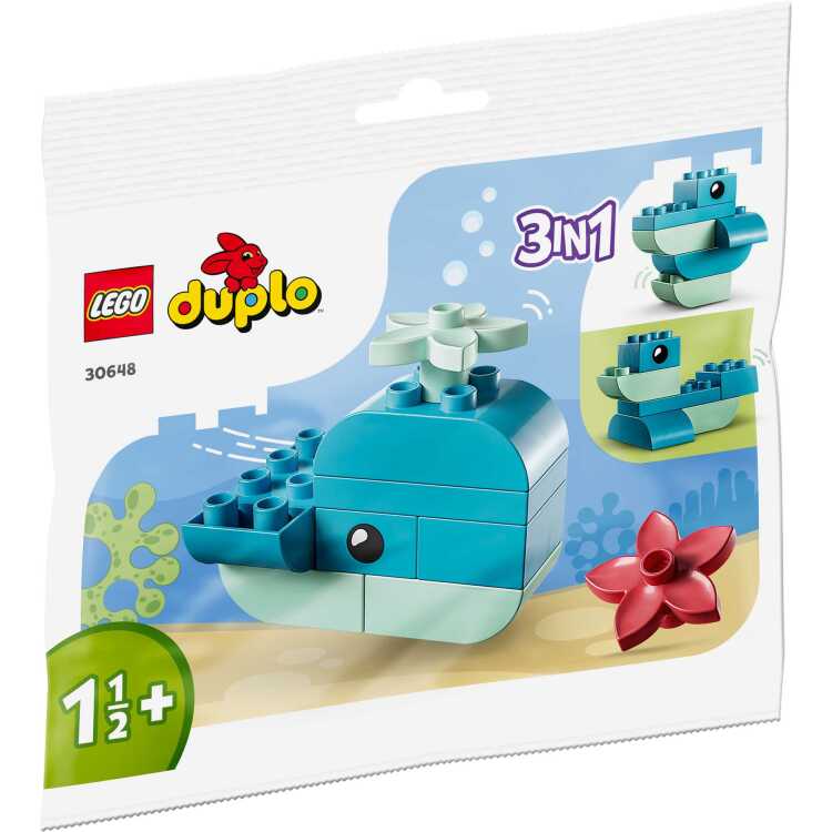 LEGO DUPLO - 3-in-1 Walvis constructiespeelgoed 30648
