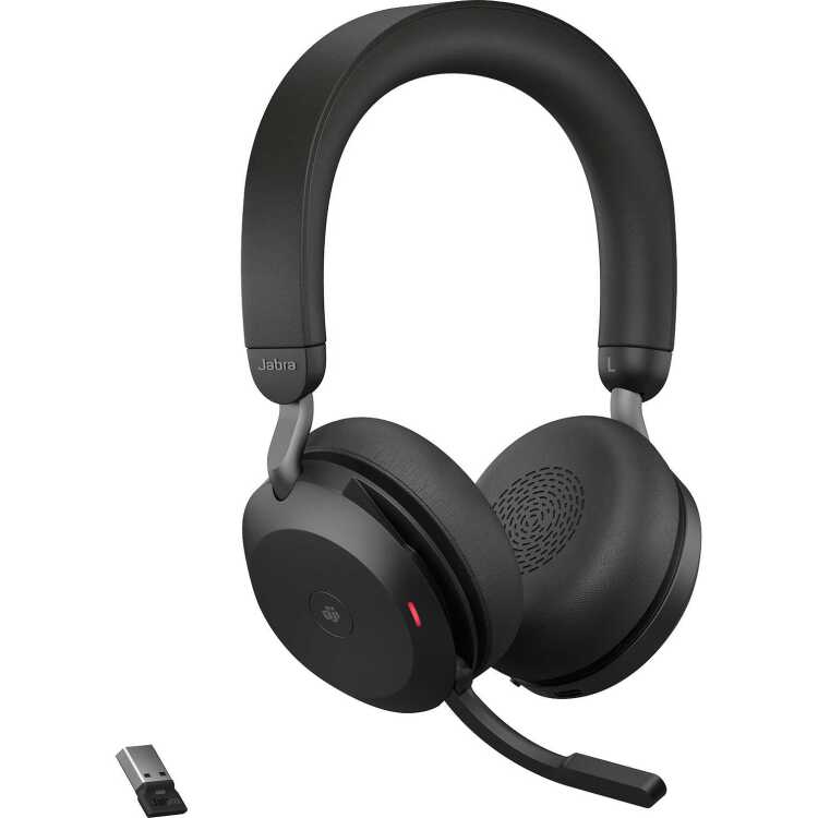 Jabra Evolve2 75 headset Link380a, Microsoft Teams