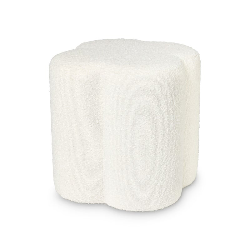 Teddy poef klaver - Troyes - ø35x38 cm