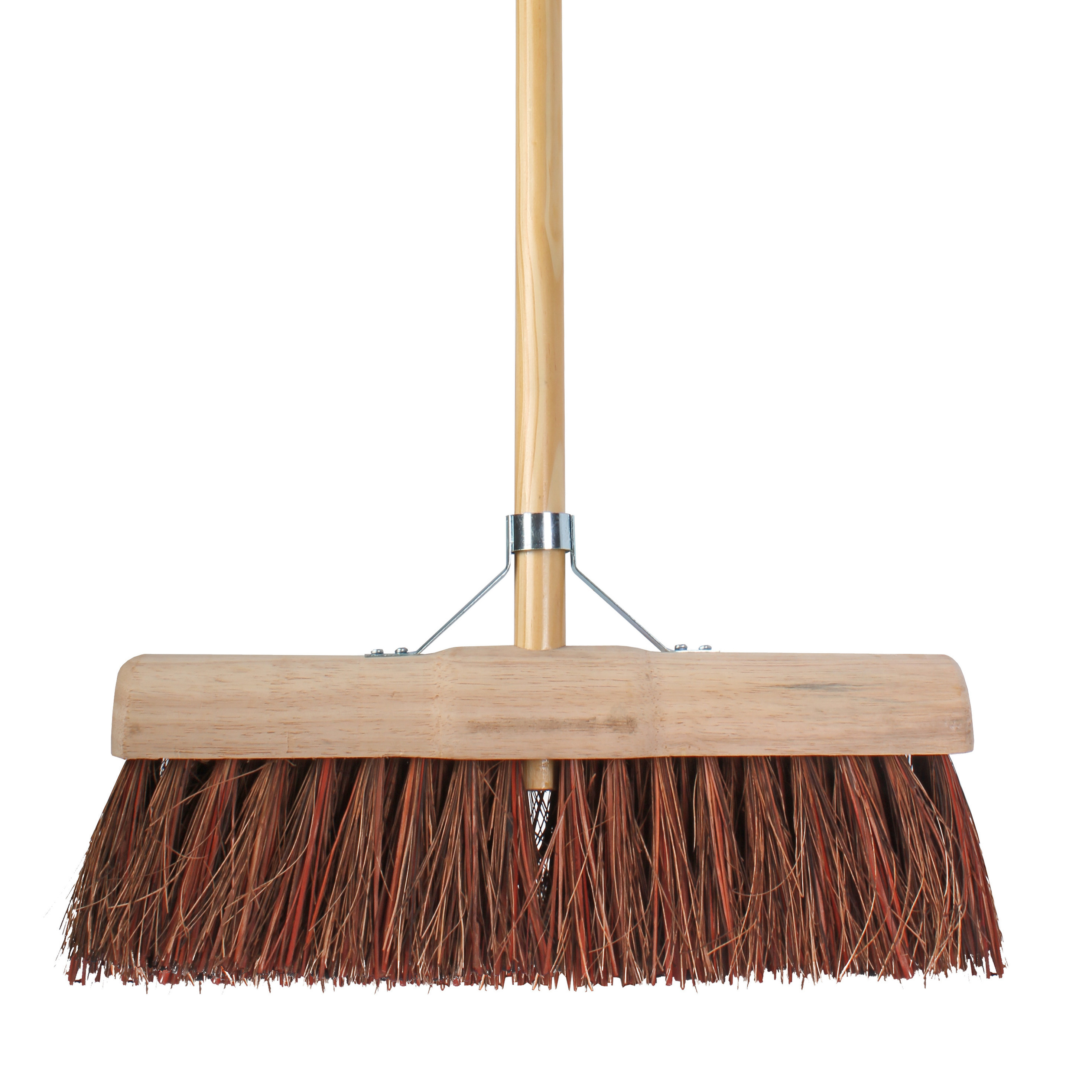 Buitenbezem - FSC hout - nylon - 45 cm - 30 mm bezemsteel - 140 cm -