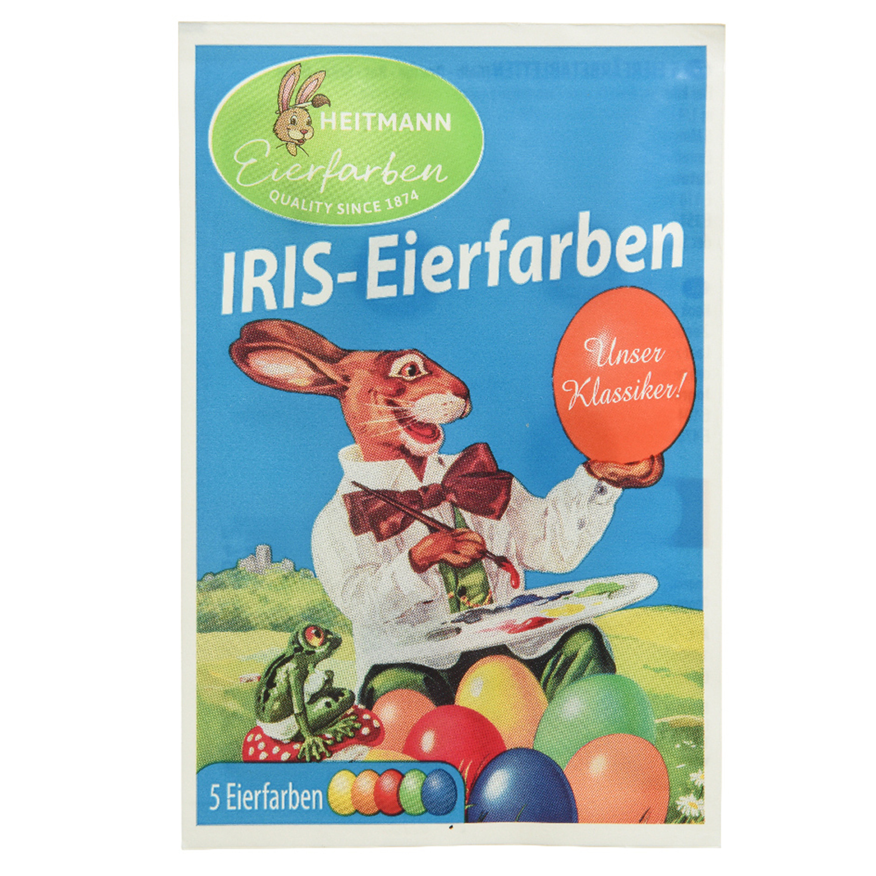 Paasei verf kleurtabletten 5 kleuren voor ca. 50 eieren -