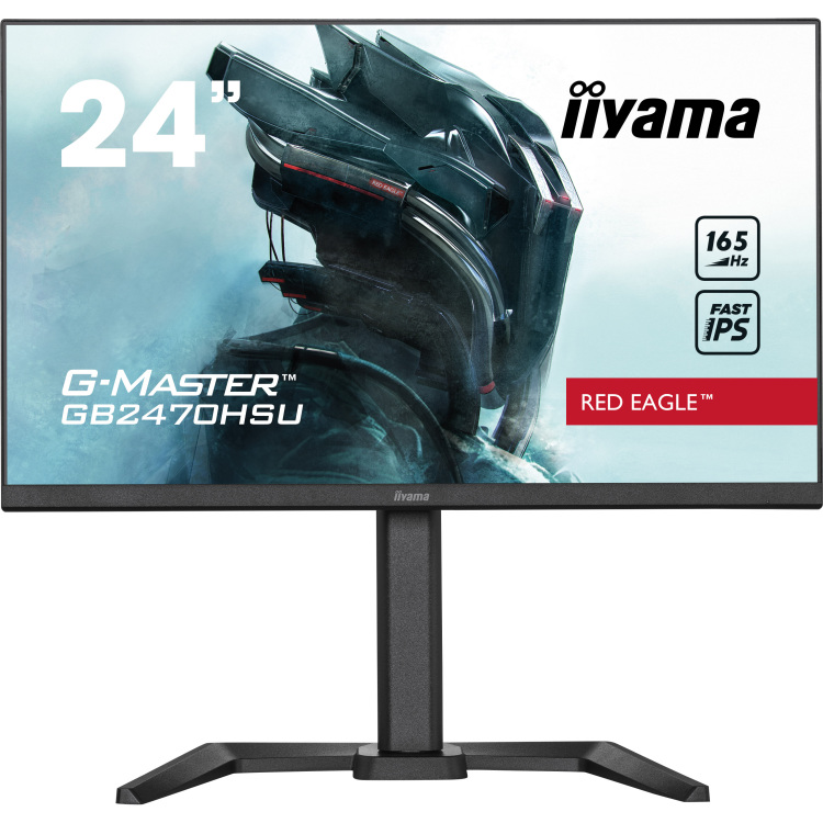 iiyama G-Master Red Eagle GB2470HSU-B5 gaming monitor 165Hz, HDMI, DisplayPort, USB, Audio