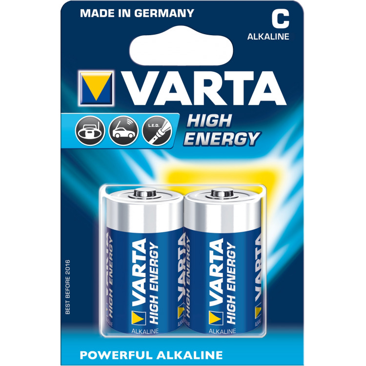 VARTA Longlife Power C (Baby/LR14) batterij 2 stuks