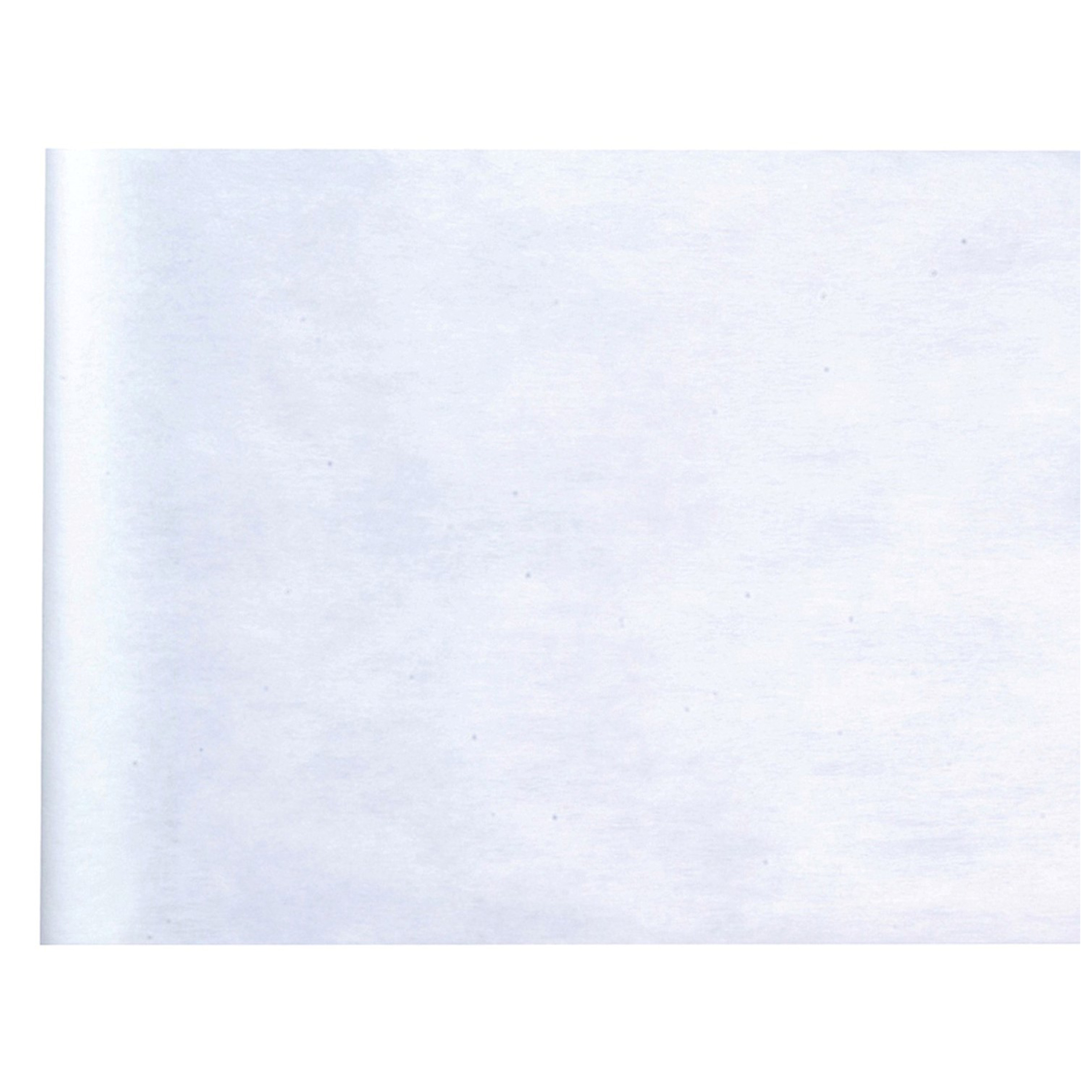 Bruiloft feest tafelloper op rol - wit - 30 cm x 10 m - non woven polyester -