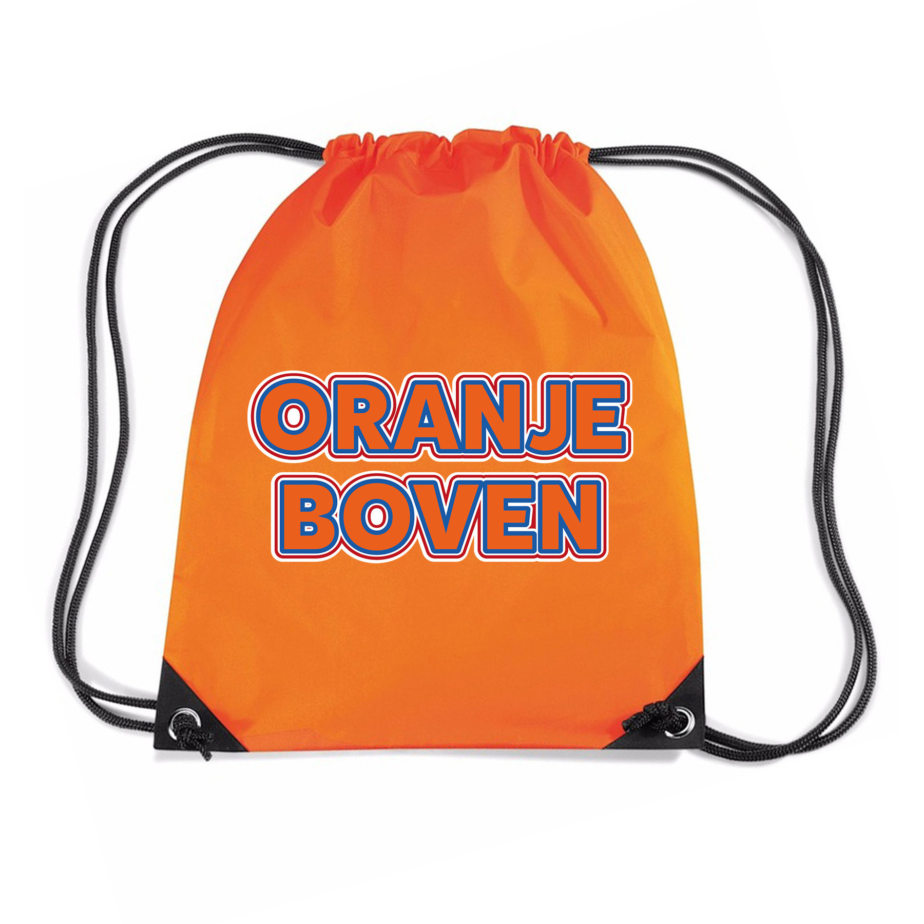 Koningsdag rugtas oranje - oranje boven - waterafstotend - 45 x 34 cm -