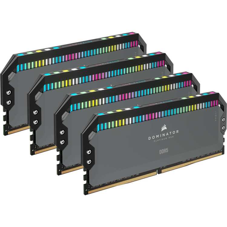 Corsair 64 GB DDR5-5600 Quad-Kit werkgeheugen CMT64GX5M4B5600Z36, Dominator Platinum RGB, EXPO