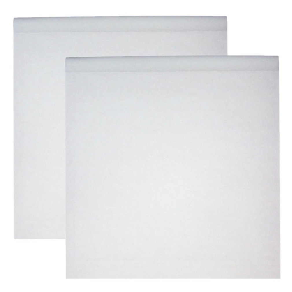 Bruiloft tafelkleed op rol - 2x - wit - 120 cm x 10 m - non woven polyester -