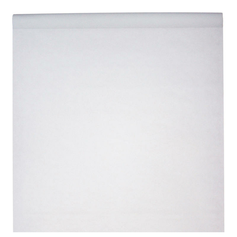 Bruiloft tafelkleed op rol - wit - 120 cm x 10 m - non woven polyester -